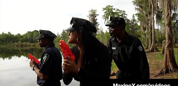  Cambodian Cop Maxine X Fucked By 7 Big Black Zombie Cocks!